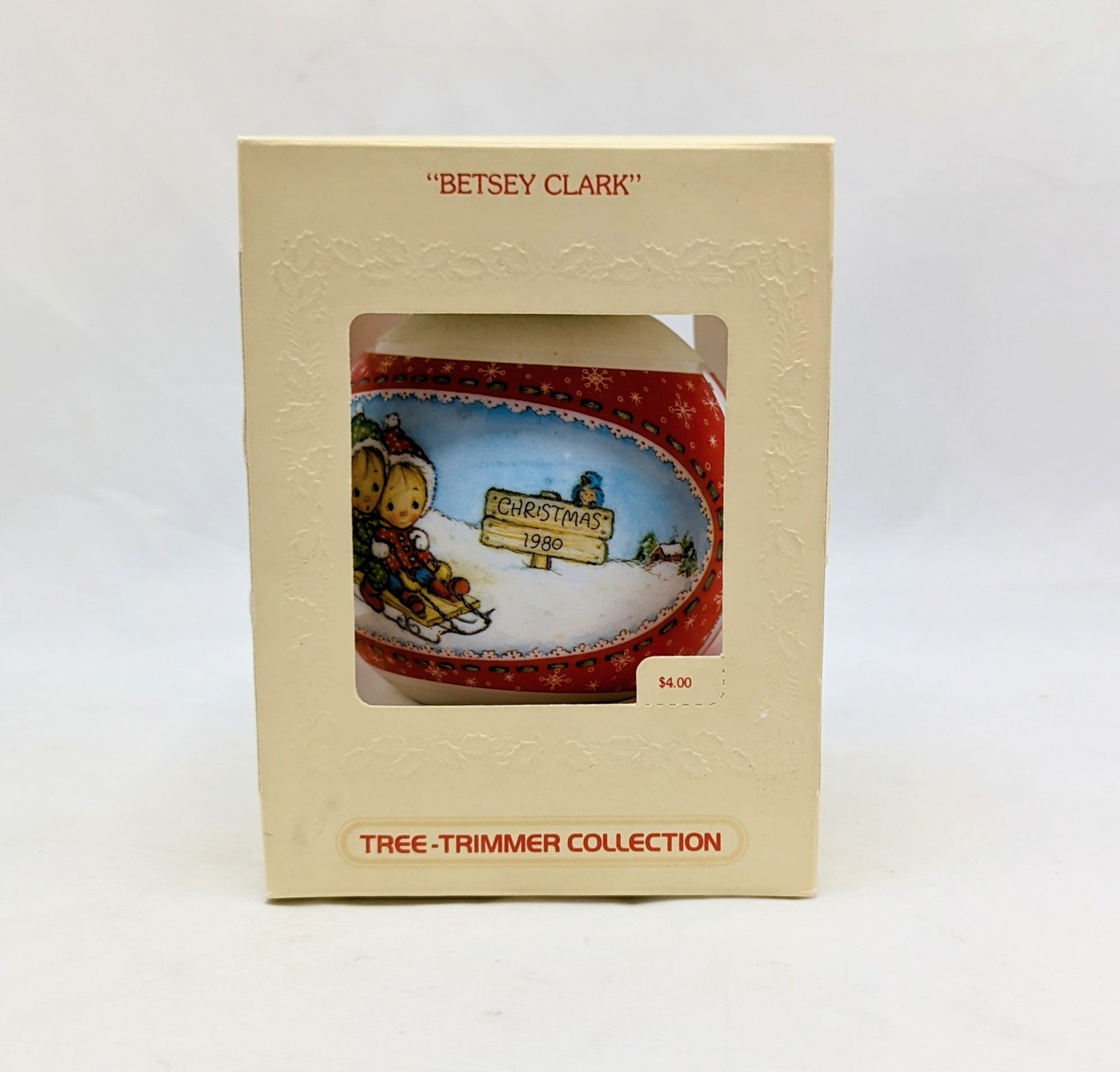 1980 Hallmark Tree-Trimming Collection Betsy Clark Glass Ornament