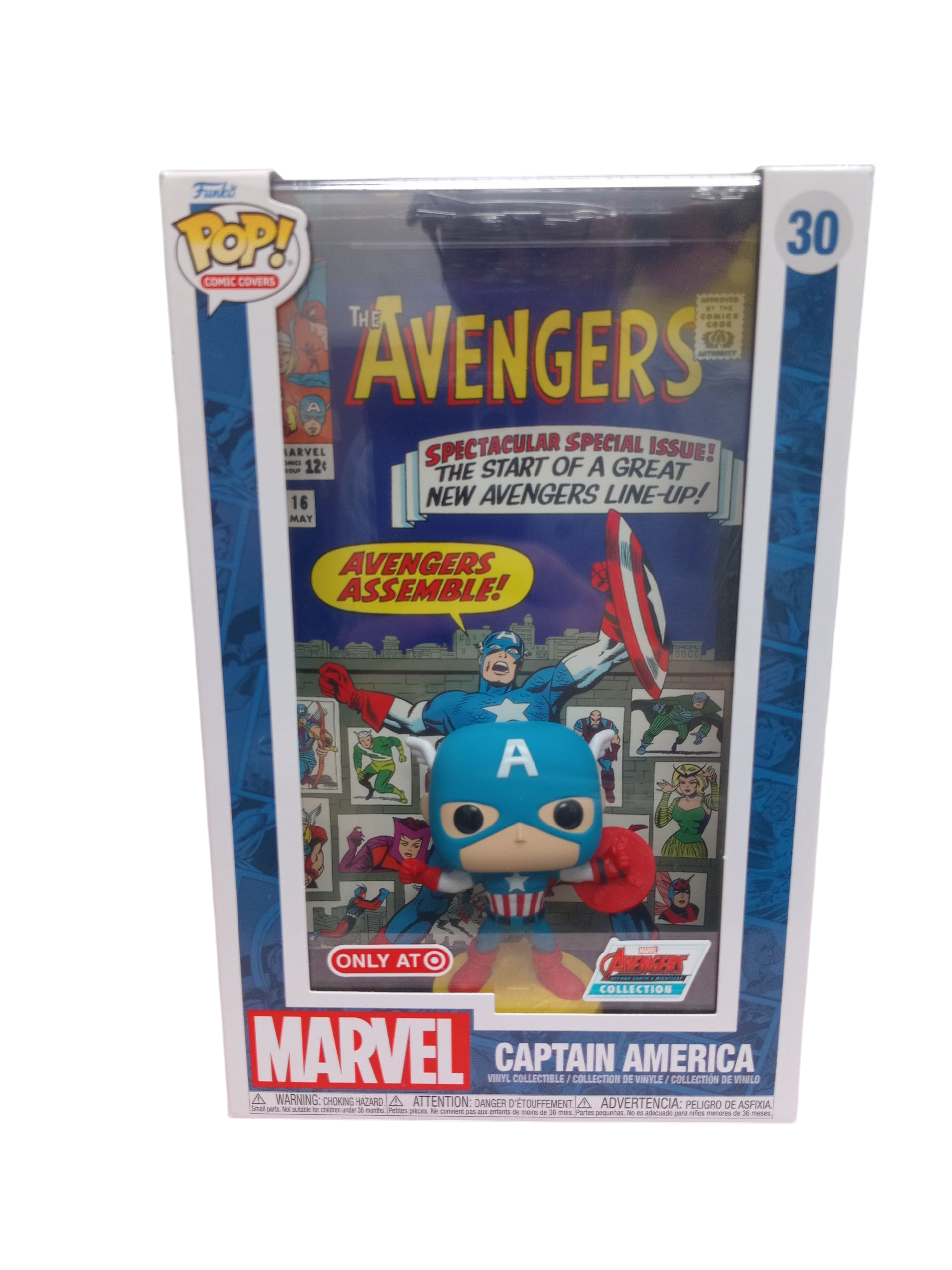Funko Pop! Comic Covers #30 Captain America Avengers #16 Target Exclusive