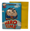 Hallmark Itty Bittys Superman Hero Time Birthday Card with Plush Itty Bitty