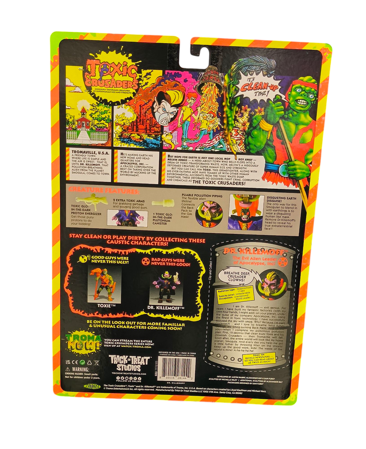 2024 Trick or Treat Studios Toxic Crusaders Dr. Killemoff 5" Action Figure image 2