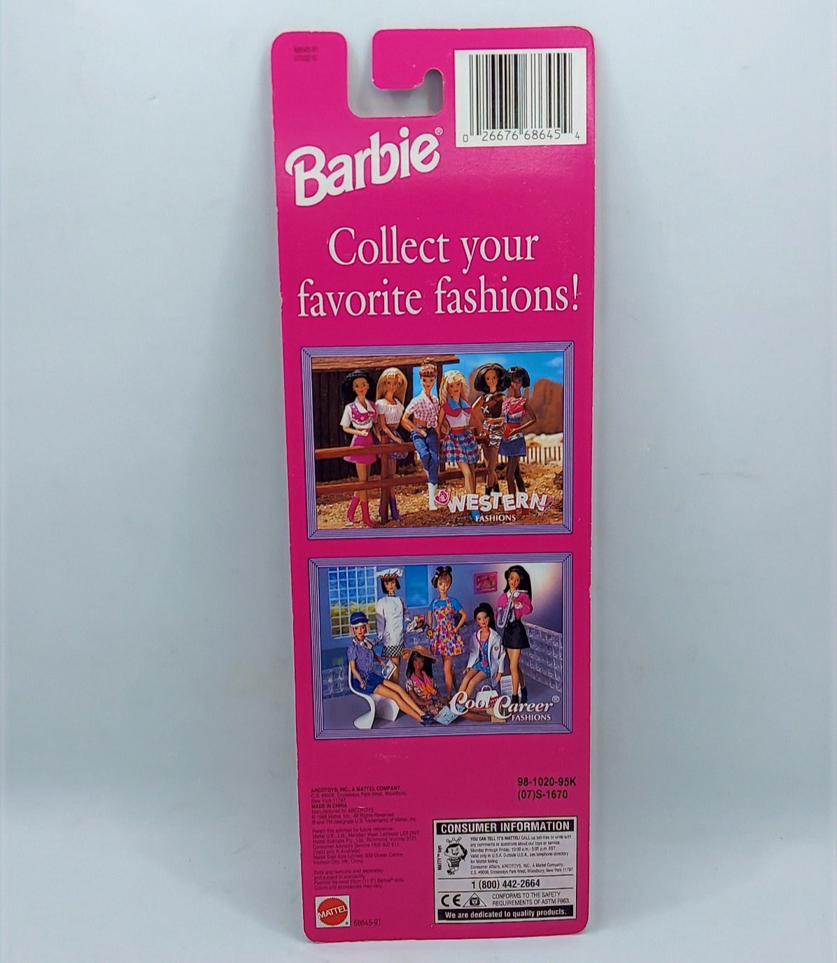 1998 Barbie Butterfly Art Fashions Yellow Top & Blue Skirt, Yellow Glasses image 2