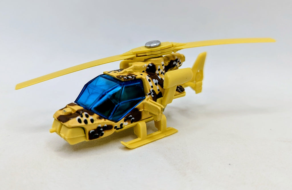 1985 Matchbox Mission Helicopter Camo Bullet Holes 1:80 image 2