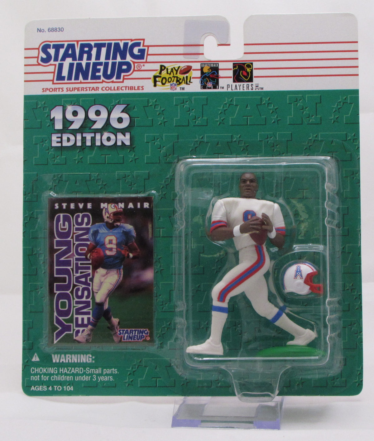 1996 Starting Lineup Steve Mcnair Houston Oilers Football Figure