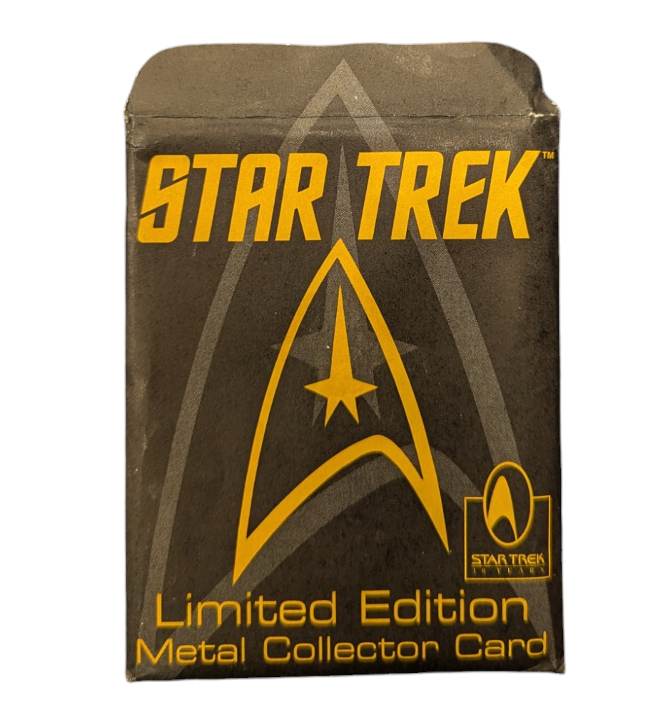1996 Metallic Impression Star Trek Limited Edition Metal Collector Card NCC-1701 image 3