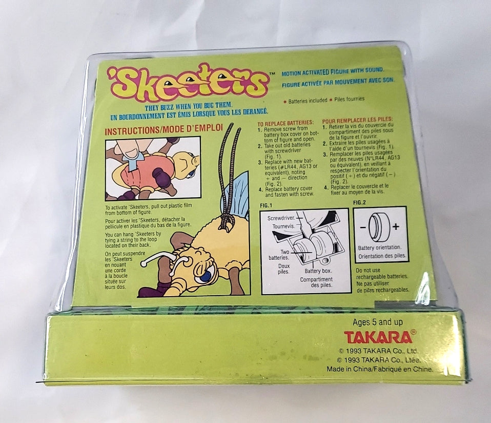 1993 Takara Skeeters Motion Activated Mosquito With Sound image 3