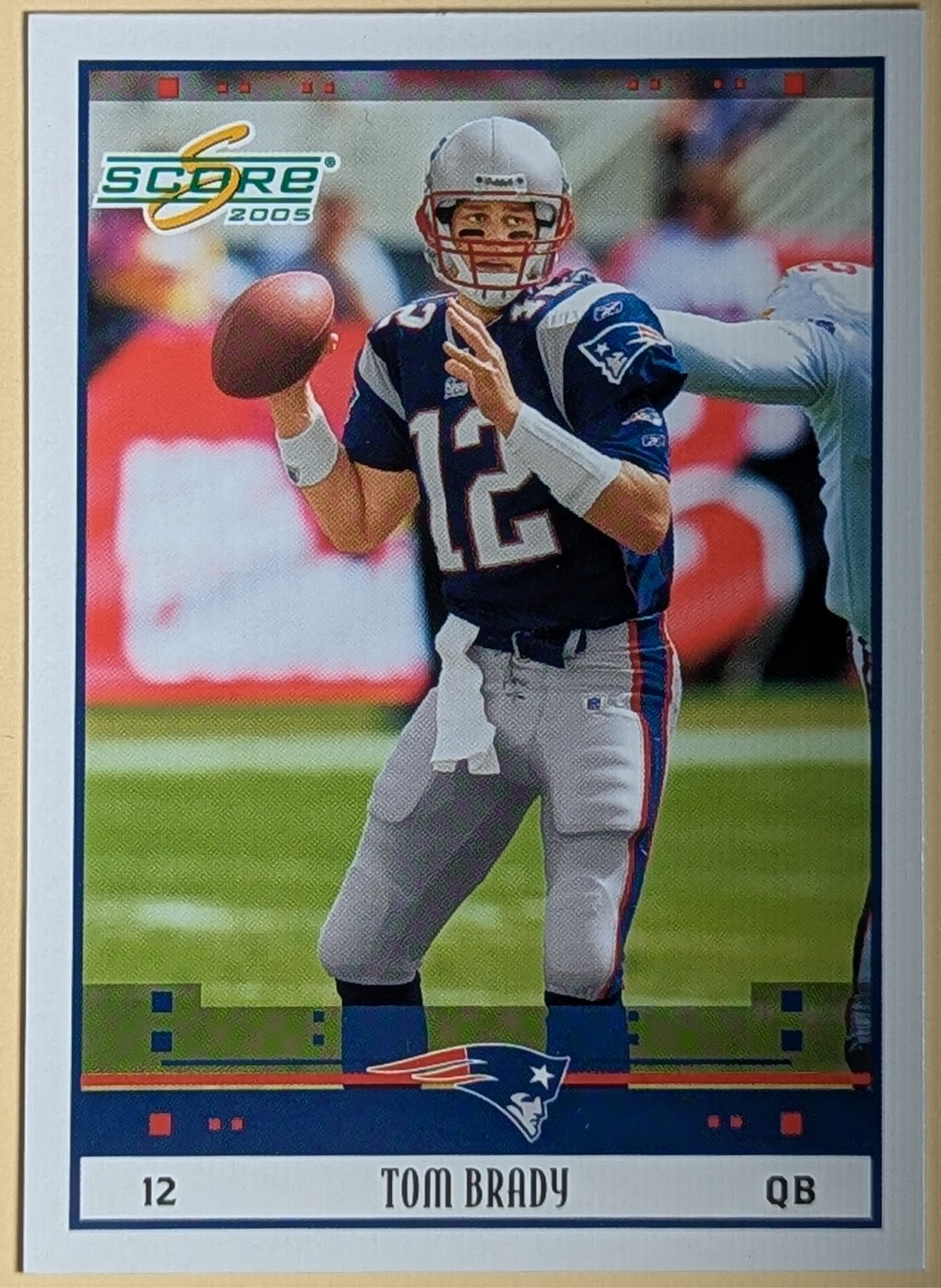 2005 Score #172 Tom Brady New England Patriots