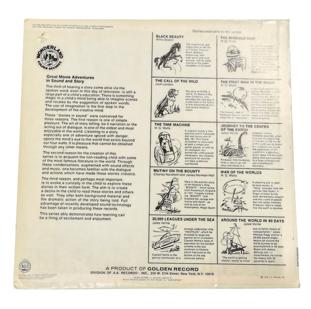 1973 Bell Records The First Man In The Moon High Camp Adventure LP 298 Vinyl LP image 2