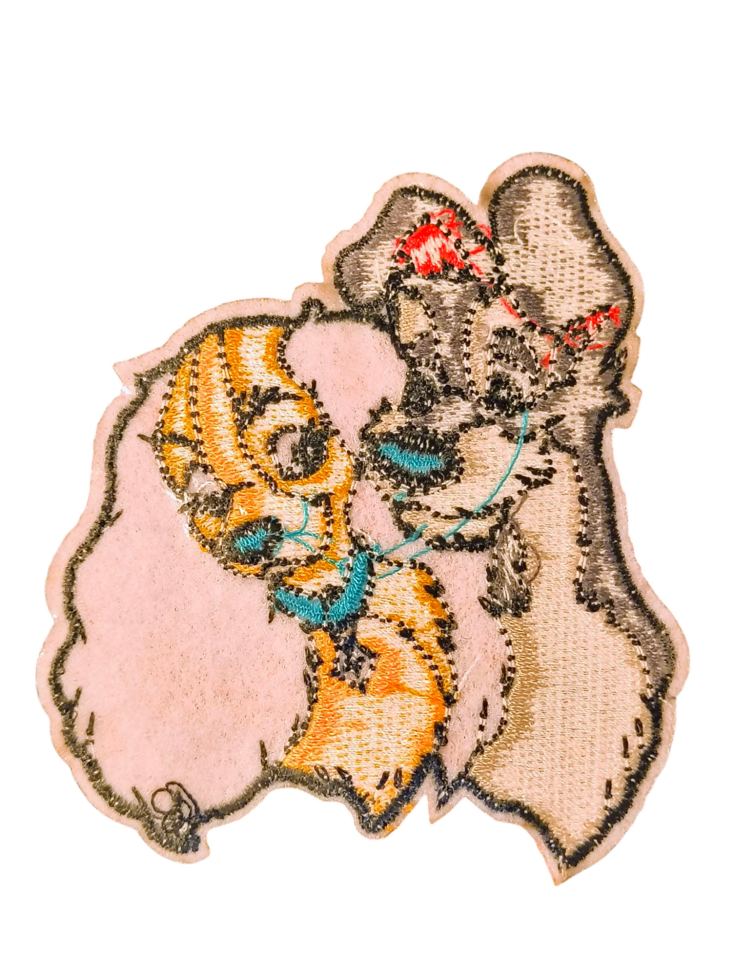 Disney Lady And The Tramp Character Embroidered Iron On 3.5" Patch image 2