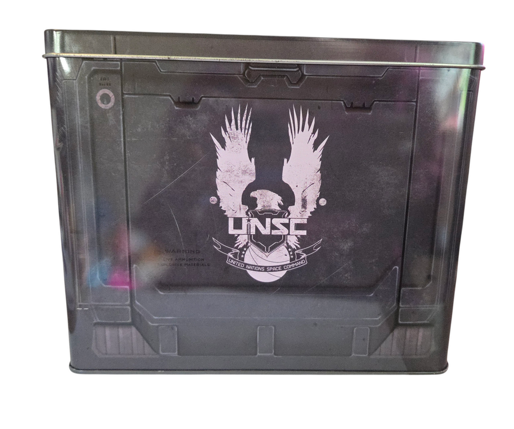 Loot Crate Exclusive Halo 5 Guardians UNSC Ammo Can Lunch Box Tin Container