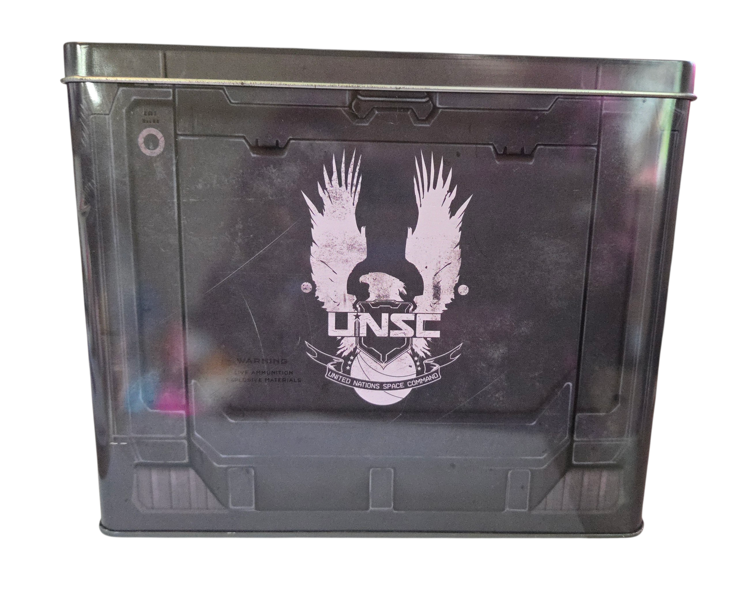 Loot Crate Exclusive Halo 5 Guardians UNSC Ammo Can Lunch Box Tin Container