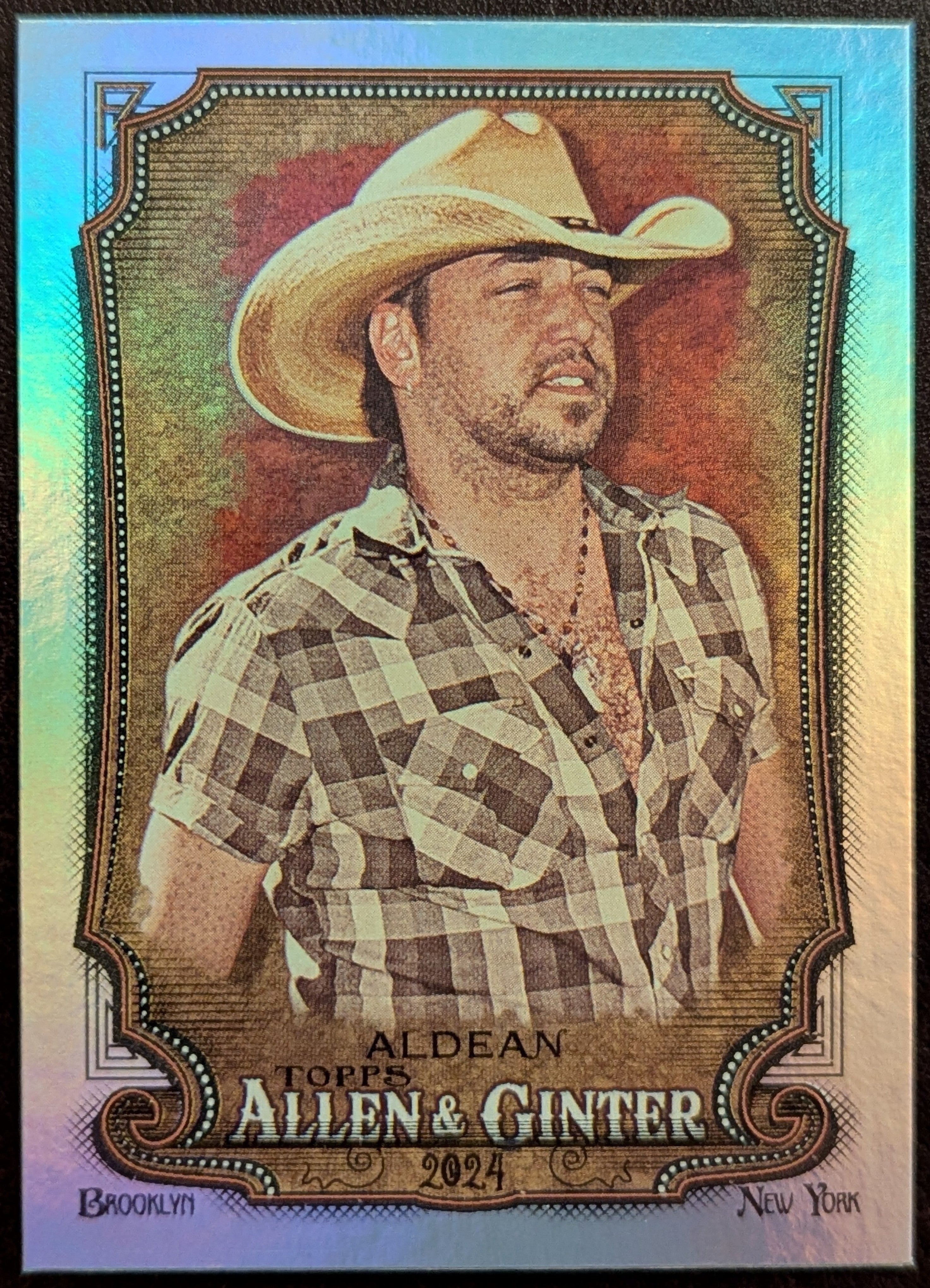 2024 Topps Allen & Ginter Jason Aldean Hot Box Foil Country