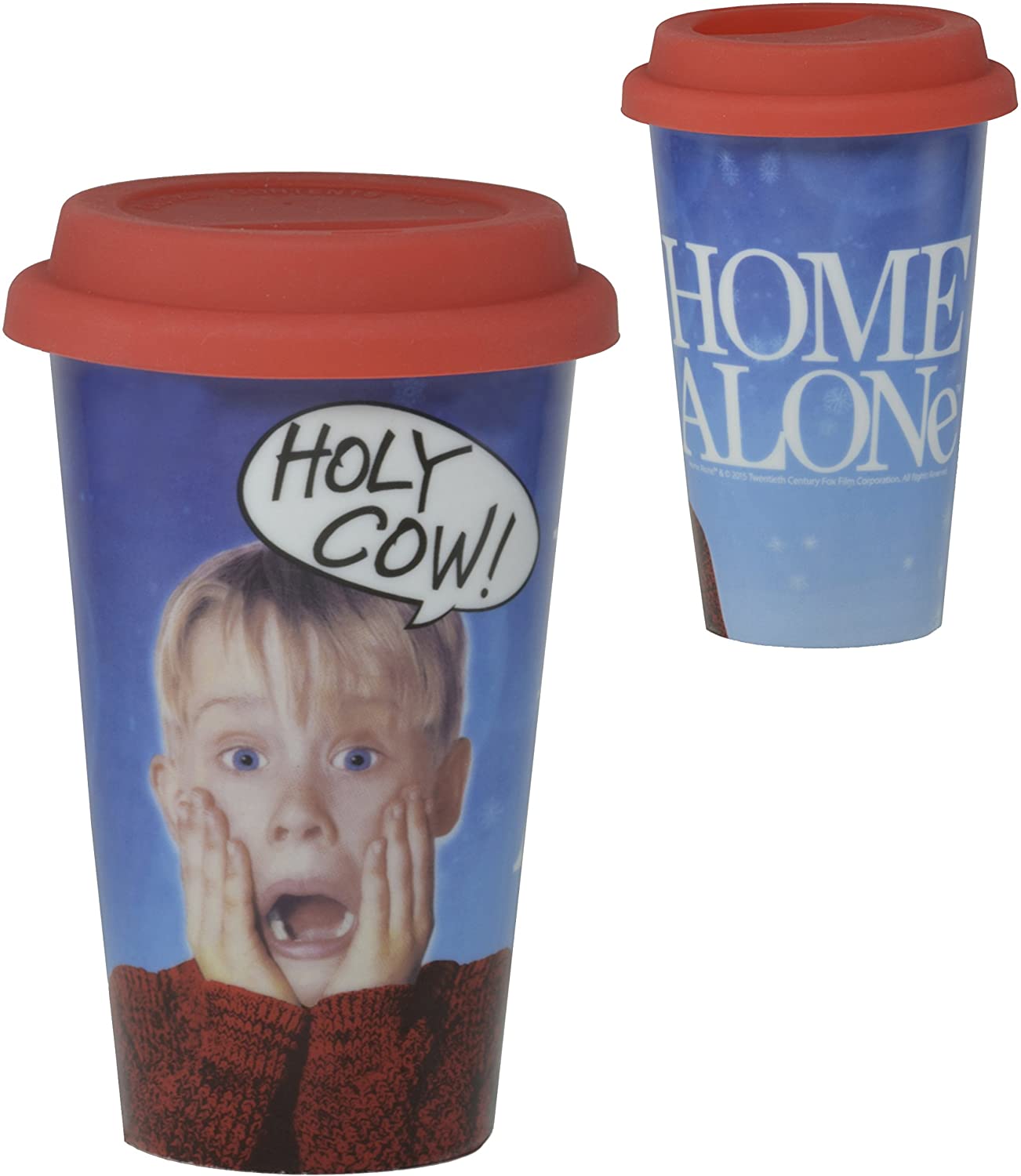 NECA Home Alone Holy Cow Ceramic Travel Mug image 2