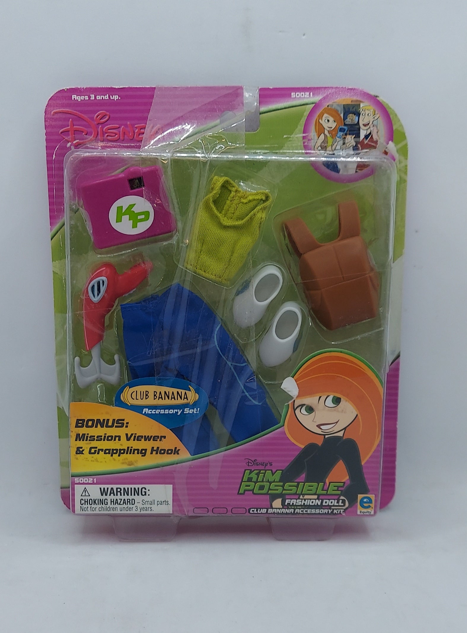 Kim Possible Club Banana Accessory Kit