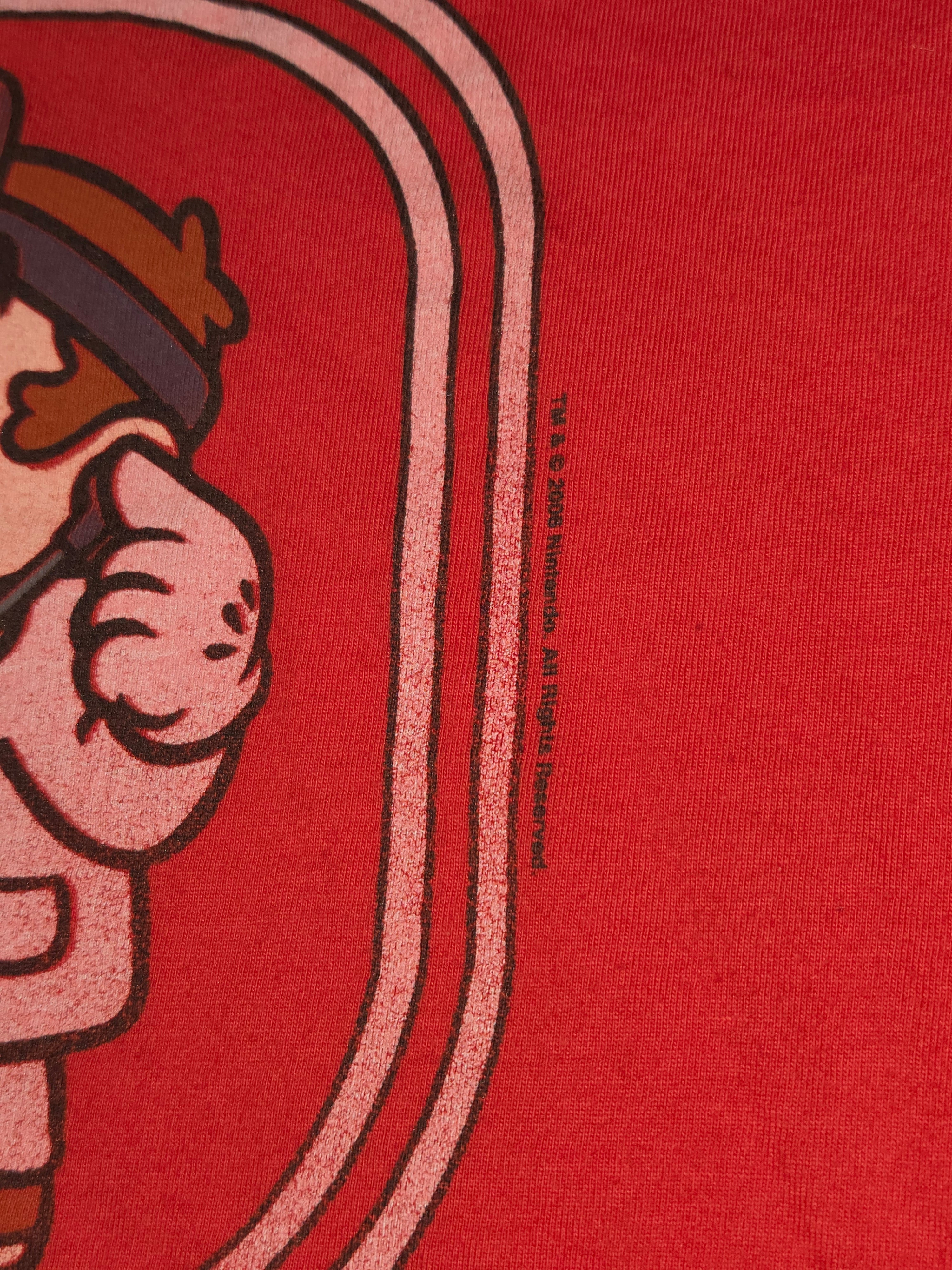2006 Nintendo Y2K Dr. Mario Lets Play Doctor Red T-Shirt Size Small image 3