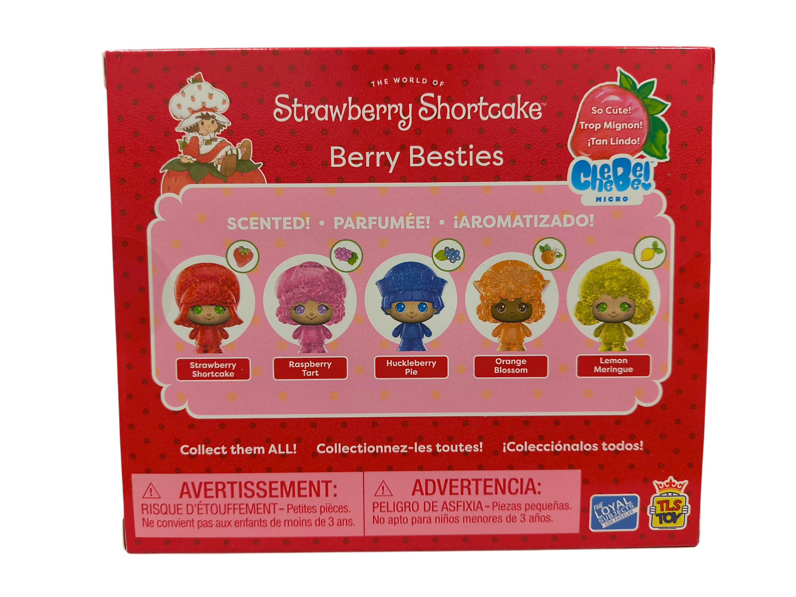 2024 The Loyal Subjects Strawberry Shortcake Berry Besties CheeBee Figure 5 Pack image 2