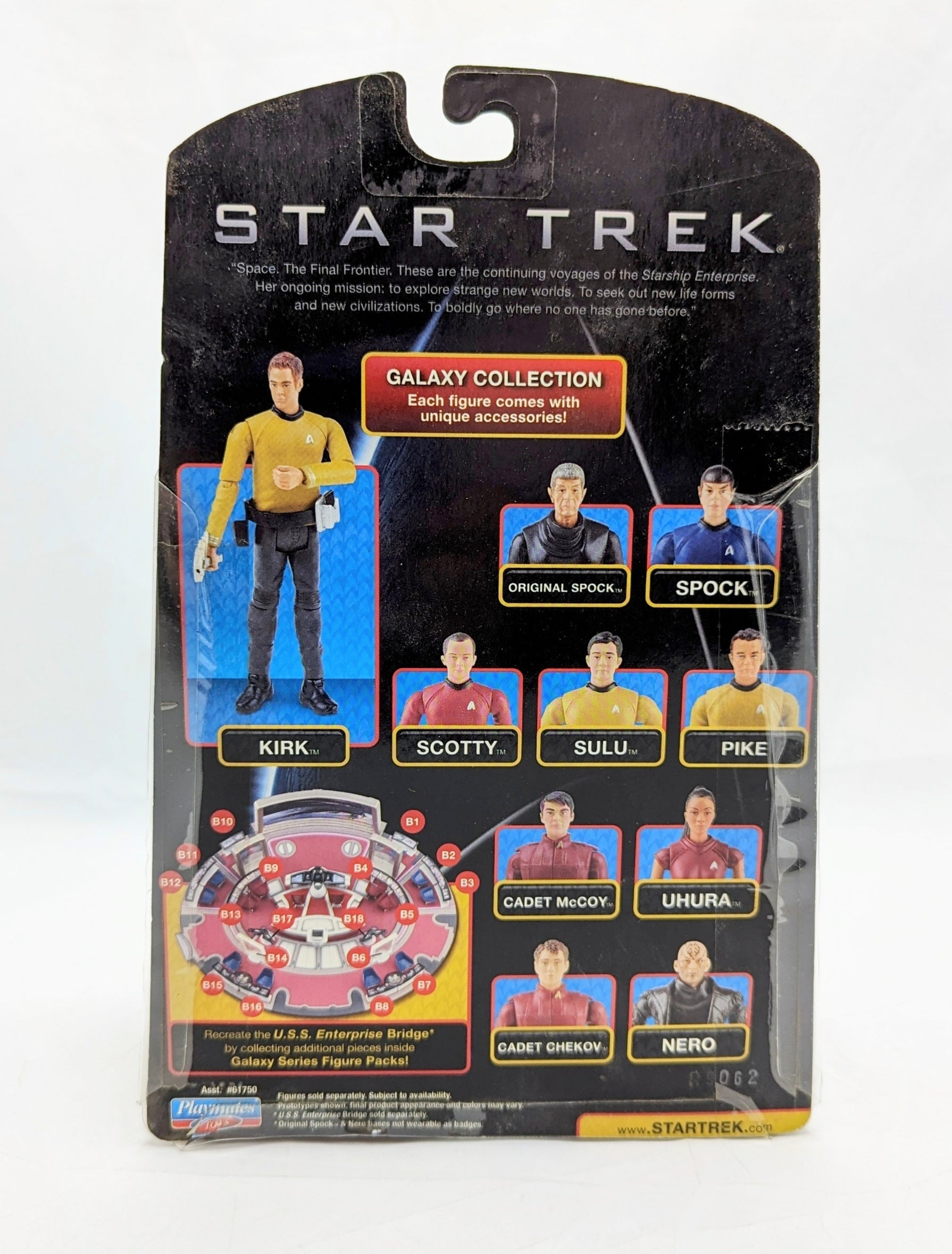 2009 Playmates Star Trek Galaxy Collection Sulu Action Figure 3.75 Inch image 2