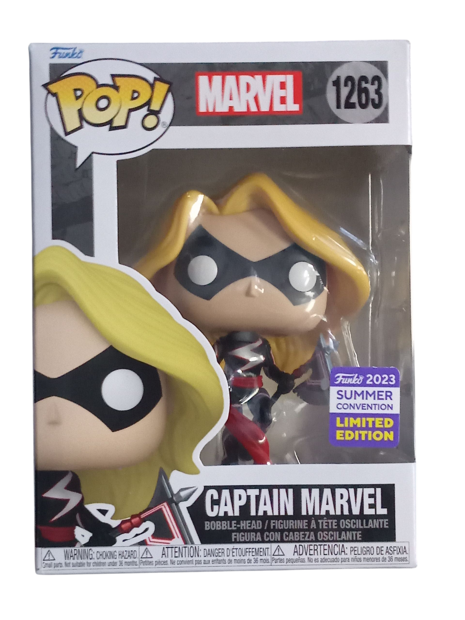 Funko Pop! Marvel Captain Marvel #1263 Target 2023 San Diego Comic Con