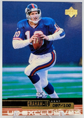 1999 Upper Deck UD Exclusives /100 Kent Graham New York Giants #137
