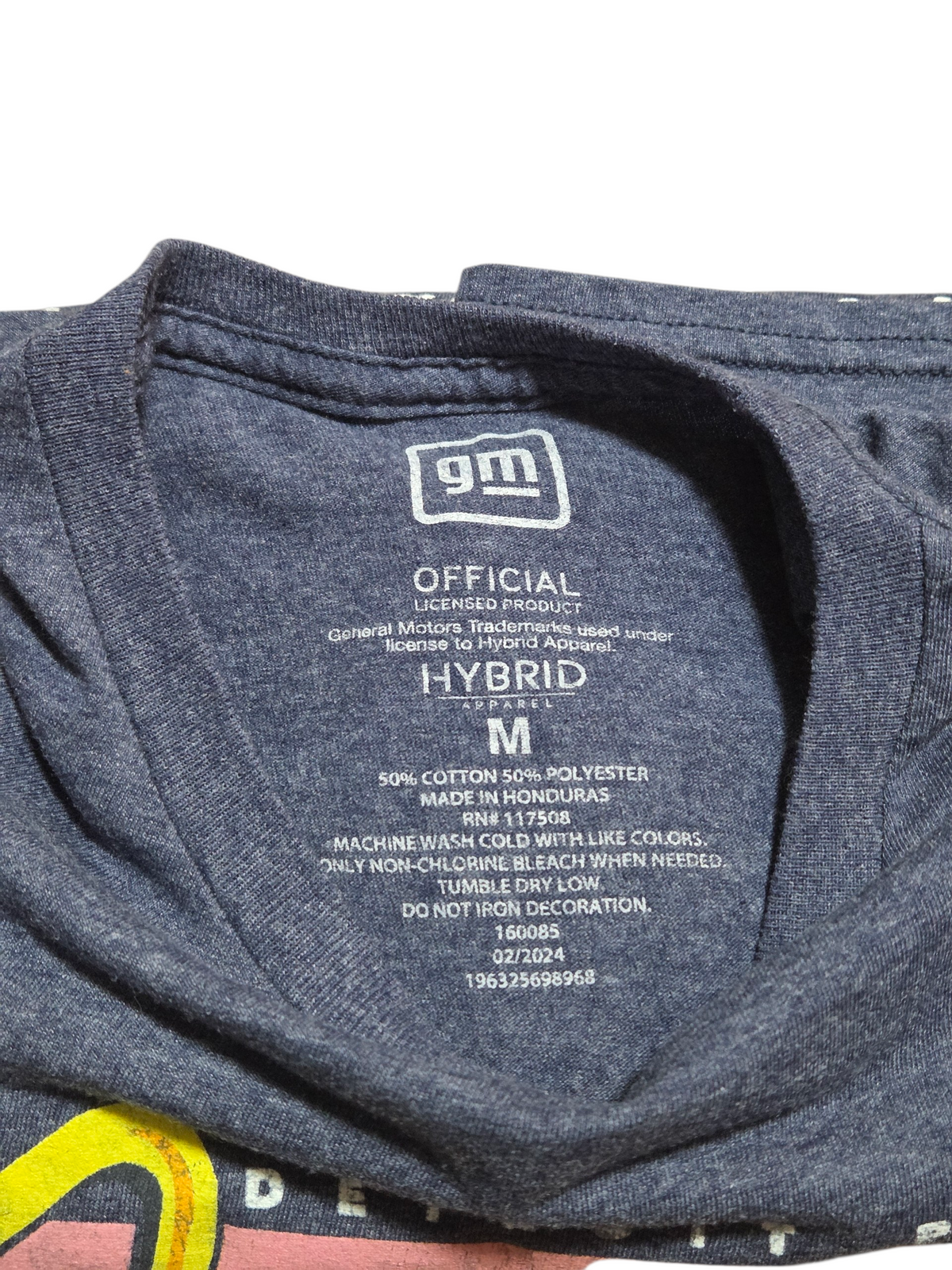 GM Chevrolet Camaro 2nd Gen Detroit Power American Classic Men’s Size M T-Shirt image 3
