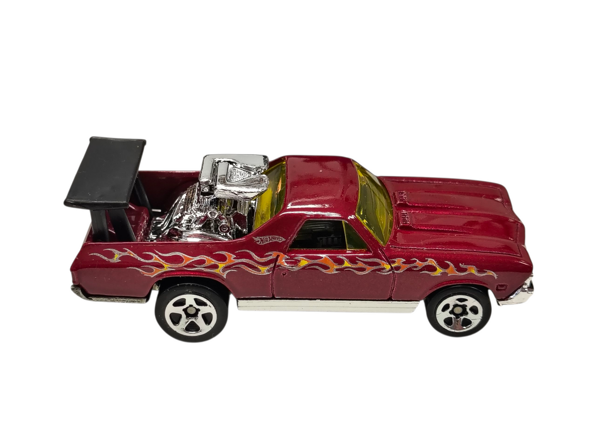 1999 Mattel Hot Wheels '68 El Camino Red Malaysia 1:64 Diecast