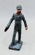 Vintage Lincoln Log Model Railroad Engineer Lead Figure