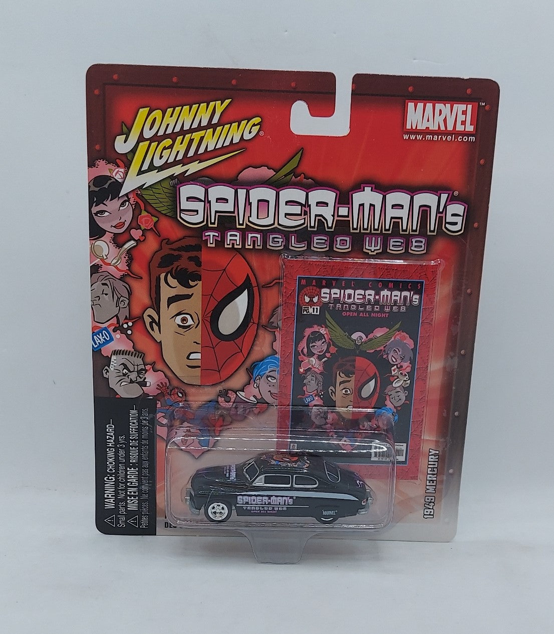 2004 Johnny Lightning Marvel Spider-Man 1949 Mercury