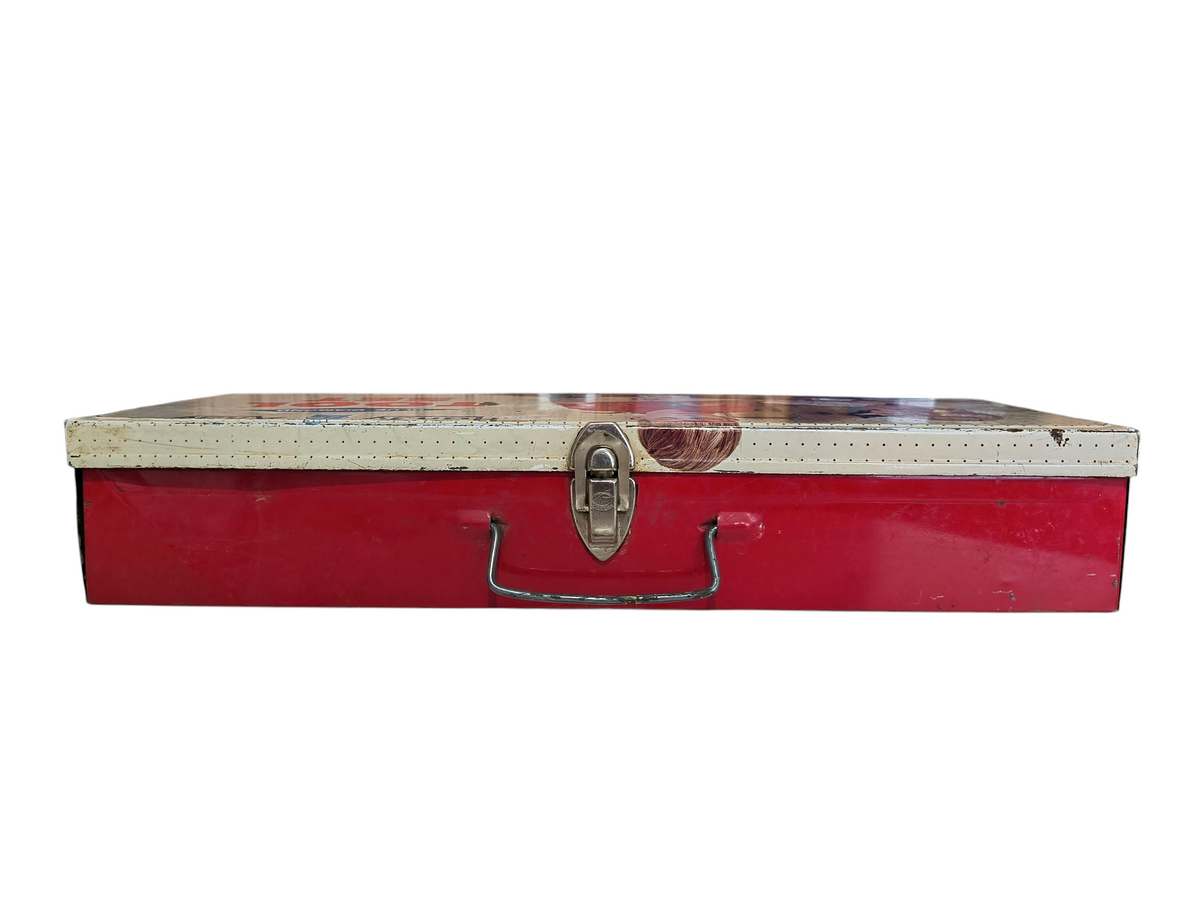 Vintage 630 Blue Diamond Handy Andy Metal Tool Box Only image 4