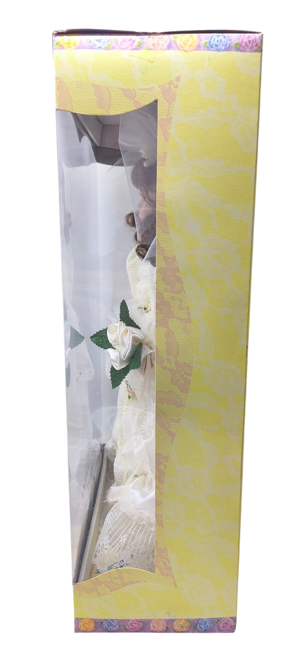 1997 Brass Key Melissa Jane Victorian Rose Bridal Series Porcelain 16" Doll image 3
