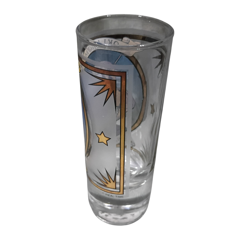 Vintage Real Time Oklahoma Native America Tall Shot Glass image 3