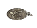 Vintage Dallas Texas Airplane Keychain Metal Pendant