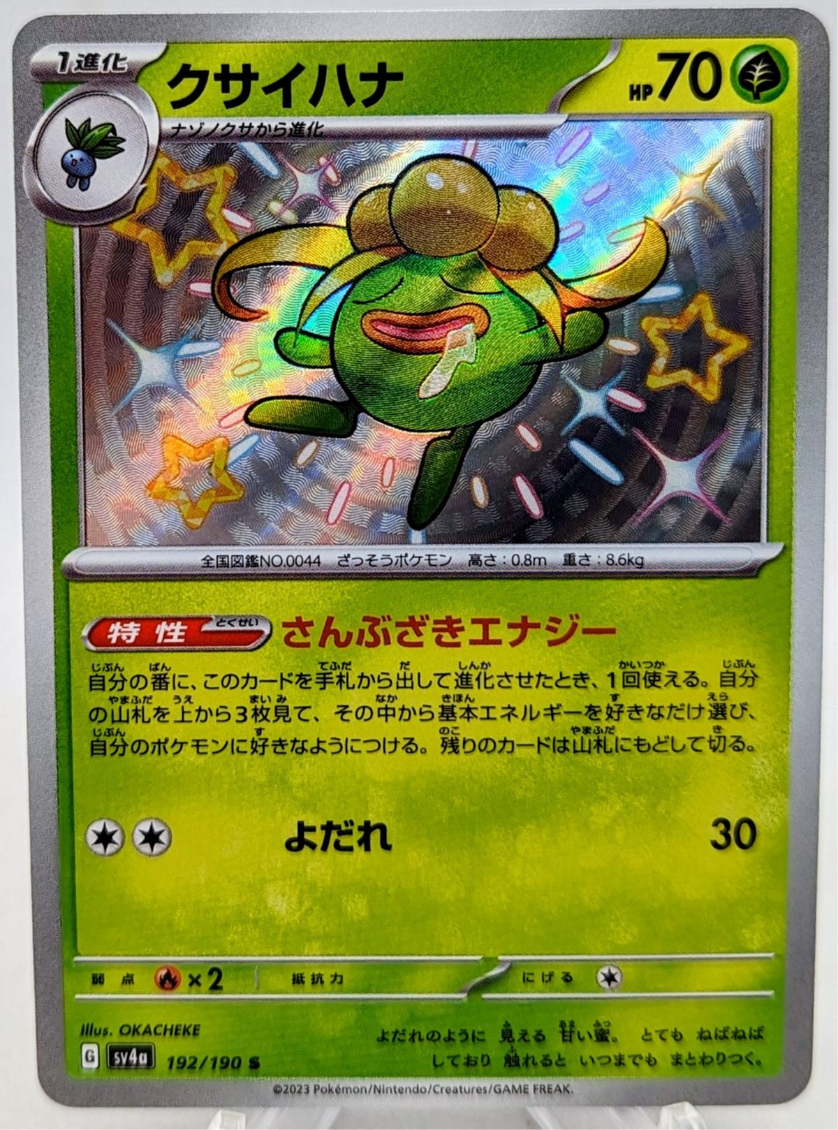 2023 Pokemon TCG Japanese Gloom 192/190 SV4a Shiny Treasure ex Holo