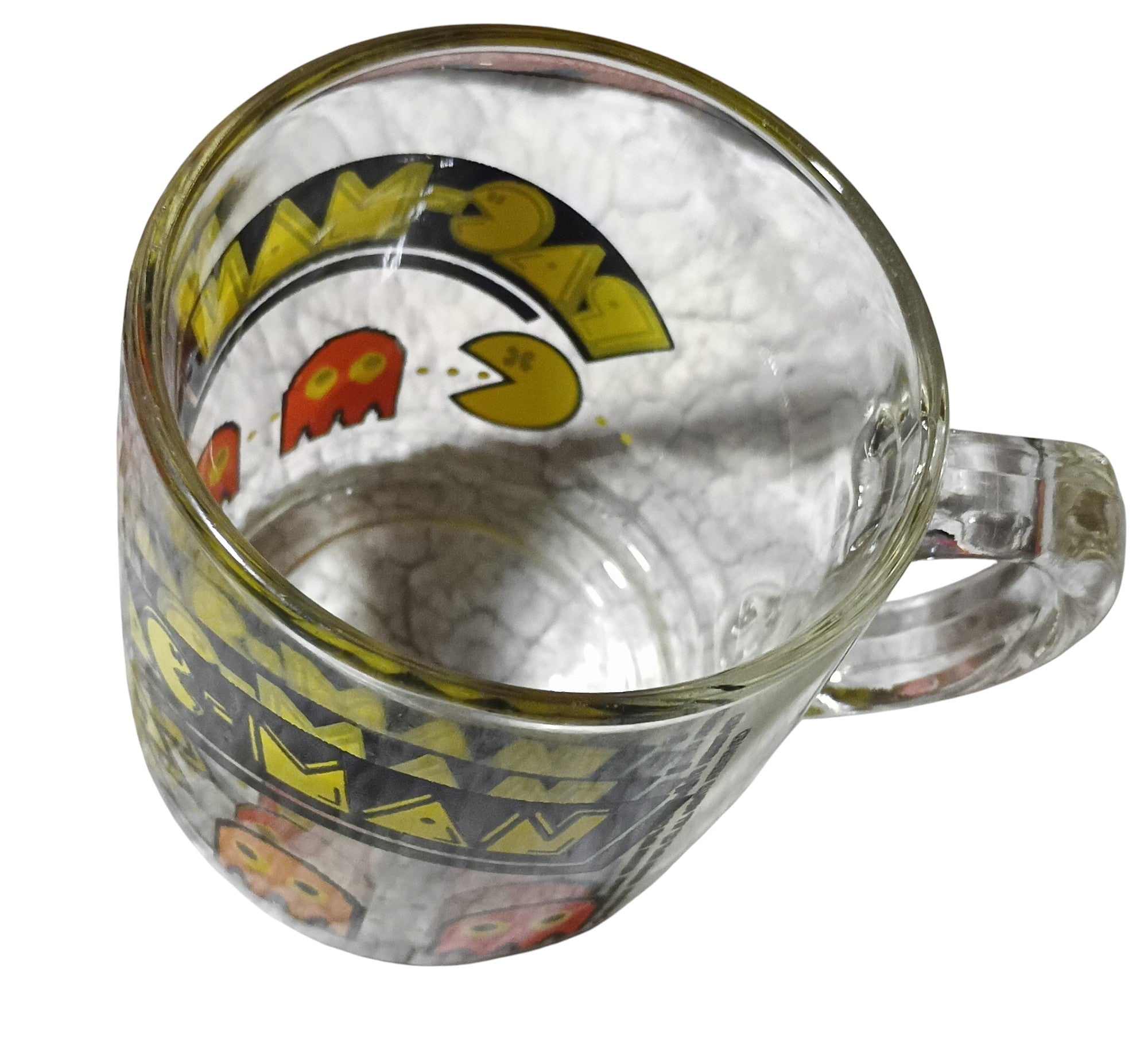1982 Libbey Bally Midway Mfg Pac Man Glass Coffee Mug image 3