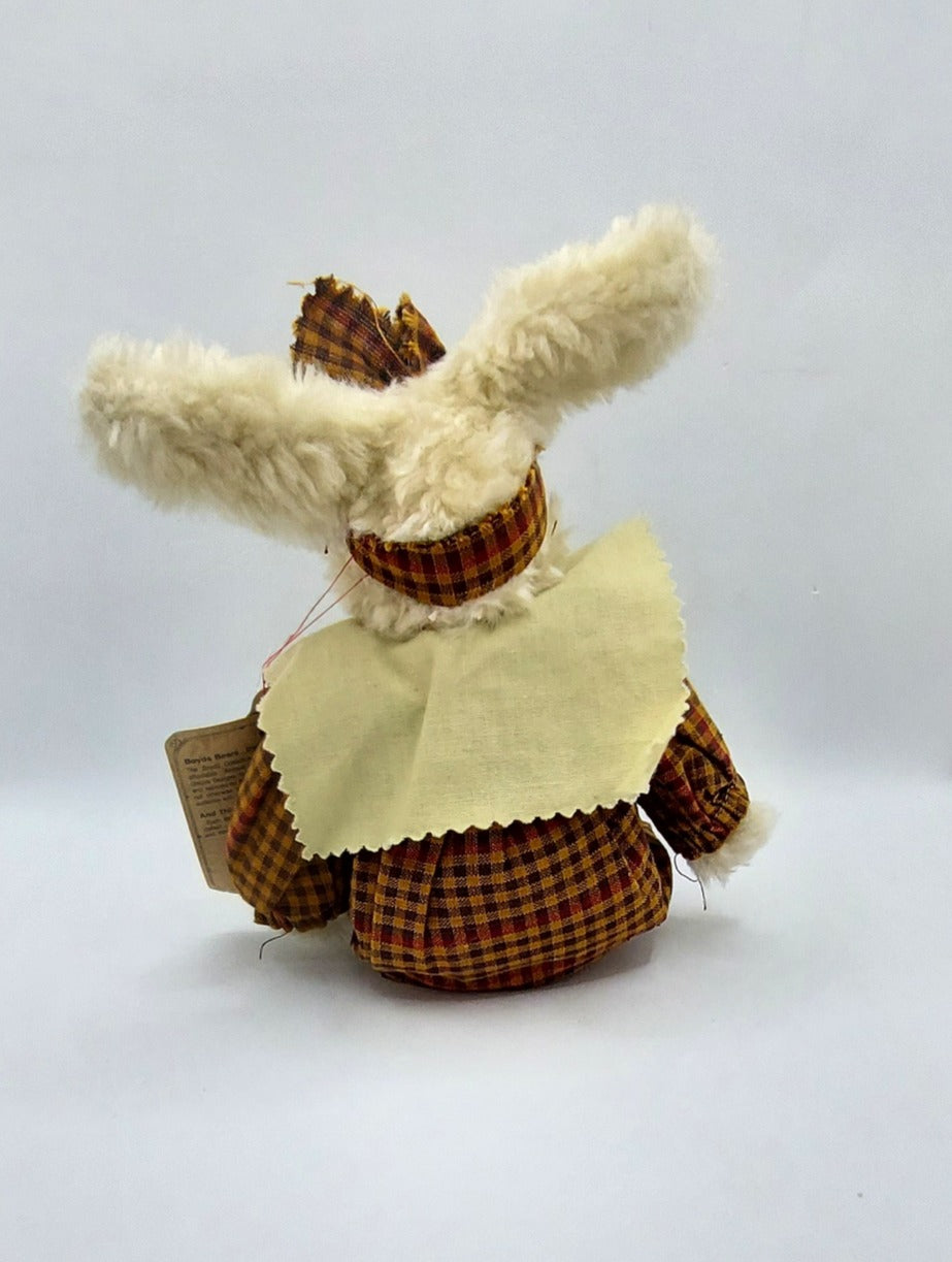 Boyds Bear The Artisan Series Bunny Plush with Plaid Dress - 11" image 2