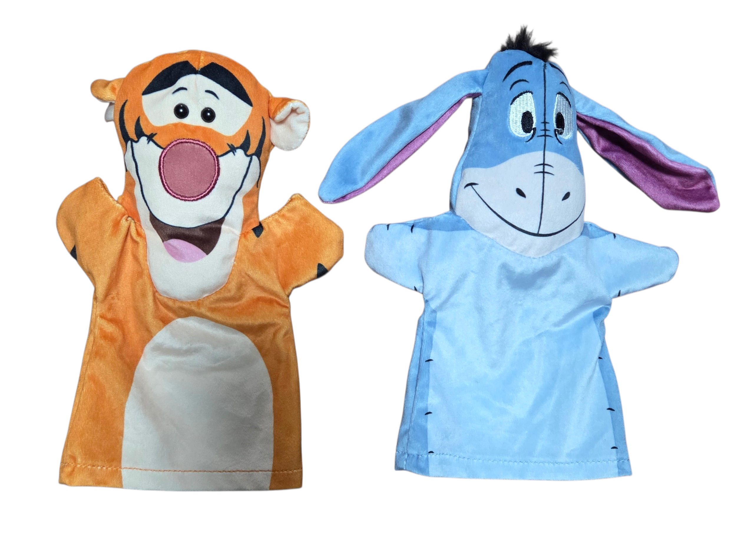 Disney Baby Melissa And Doug Tigger & Eeyore Plush Hand Puppet 2 Pack