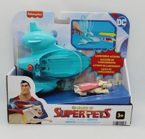 Fisher-Price DC League Of Super-Pets Super Launch Krypto Vehicle Set