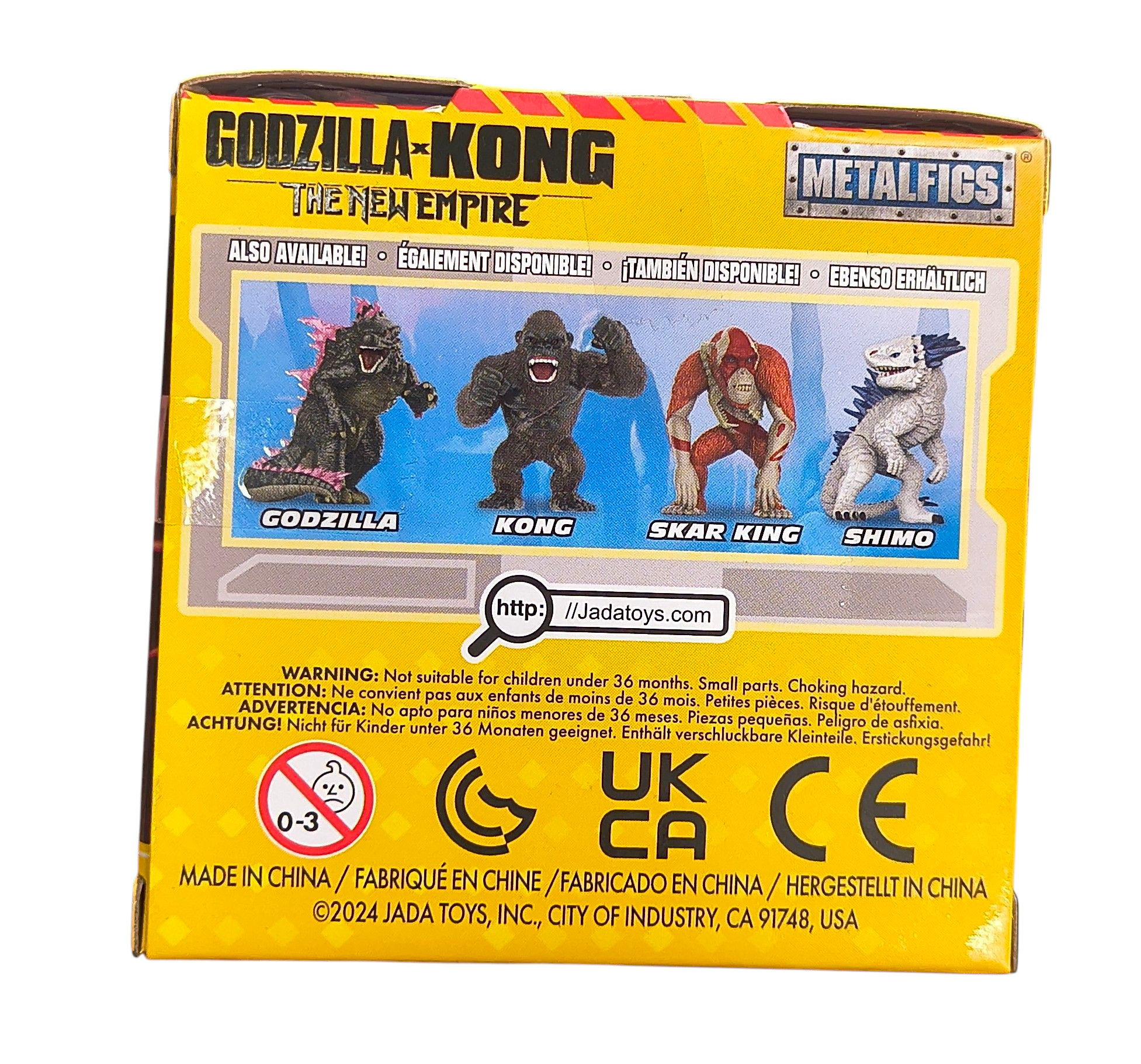 Jada Metalfigs Godzilla X Kong The New Empire Kong Keychain Figure image 2
