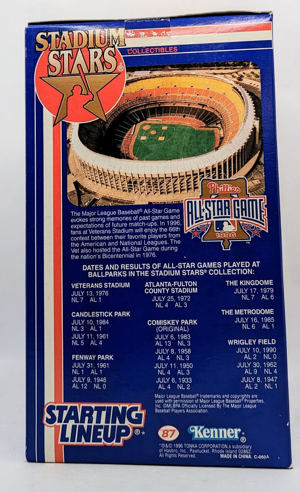 1996 Starting Lineup Limited Edition Stadium Stars Cal Ripken Jr. Phillies image 6