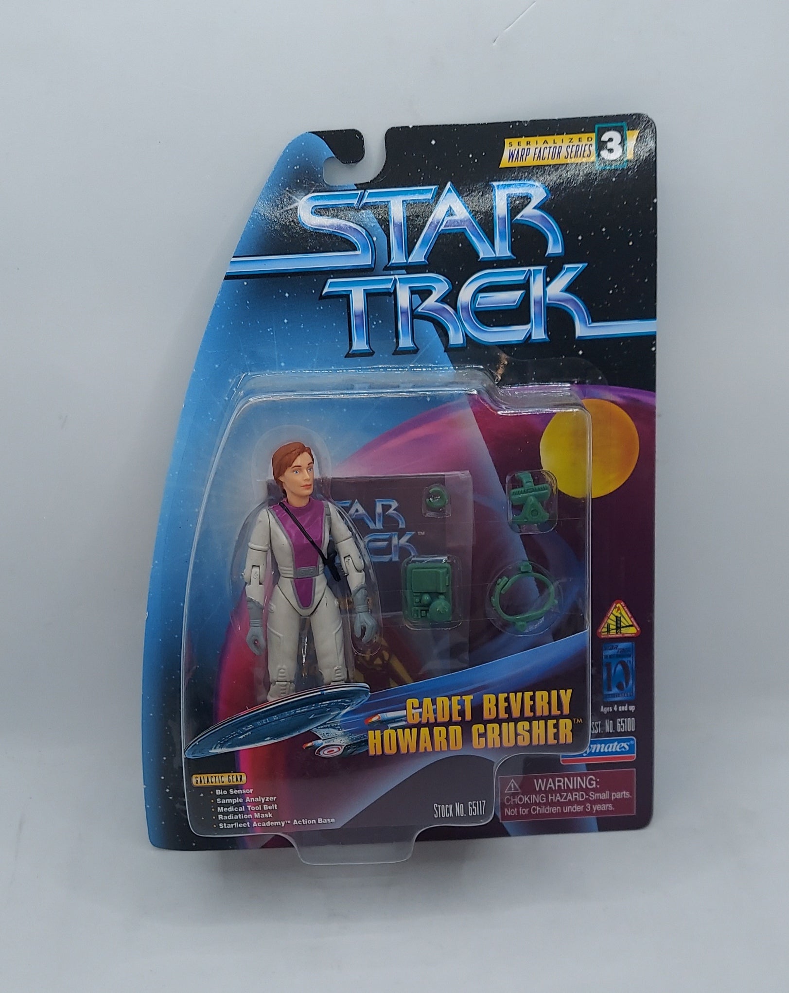 1997 Playmates Star Trek The Next Generation Cadet Beverly Howard Crusher