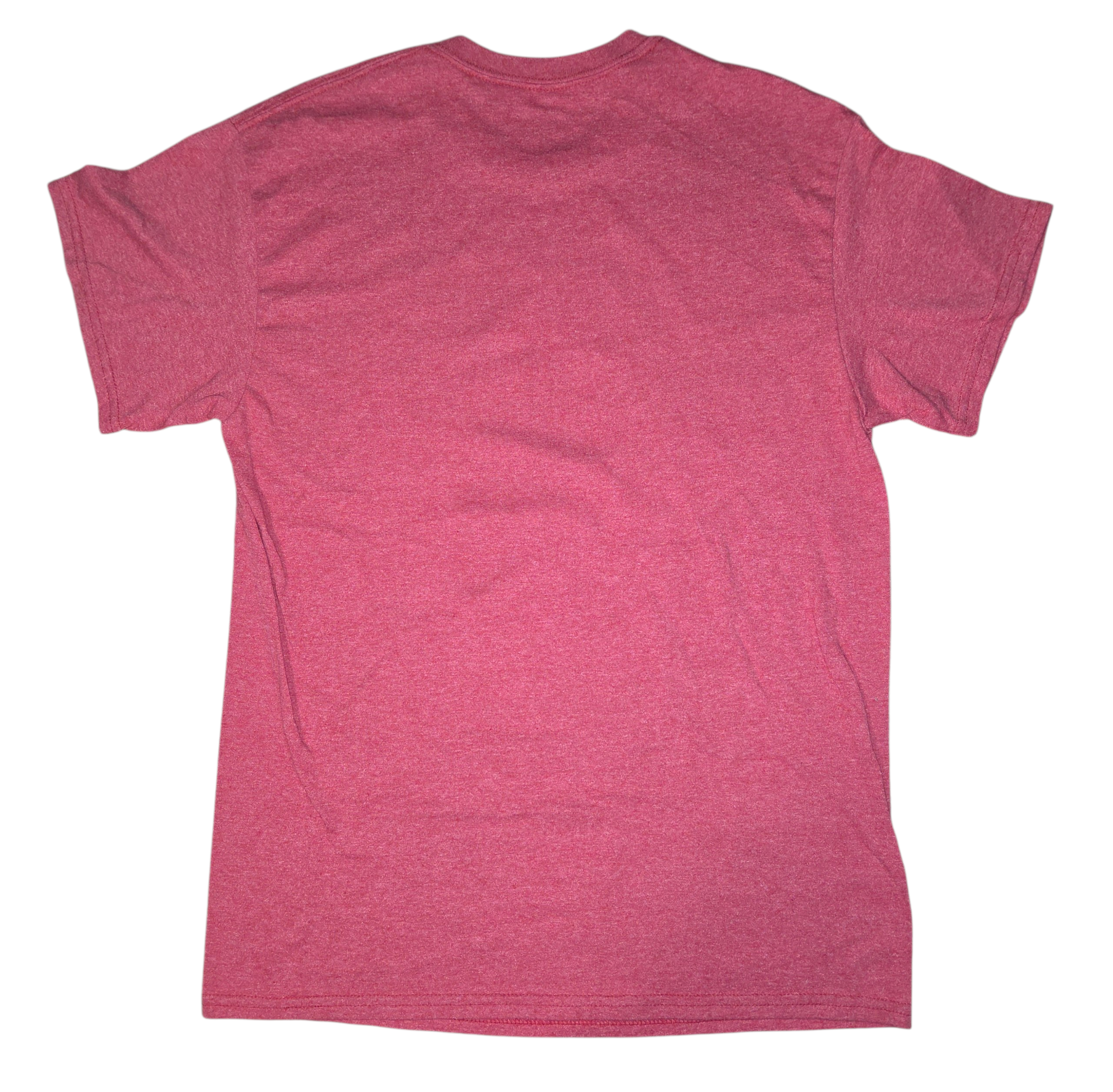 Disney Mickey Mouse Distressed Character Pose Cartoon Heather Red T-Shirt Medium image 2