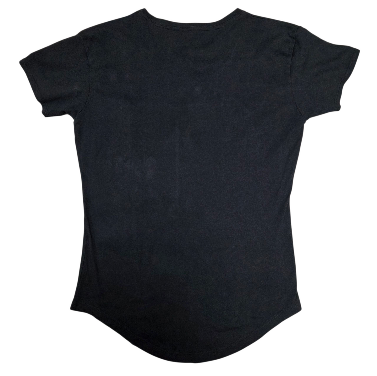 Caesars Palace Las Vegas Designer Embossed Black Graphic Womens T-Shirt Size M image 2