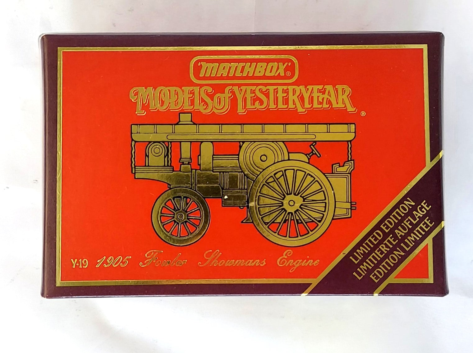 1986 Matchbox Models of Yesteryear Y-19 Fowler Showman's Engine 1:43