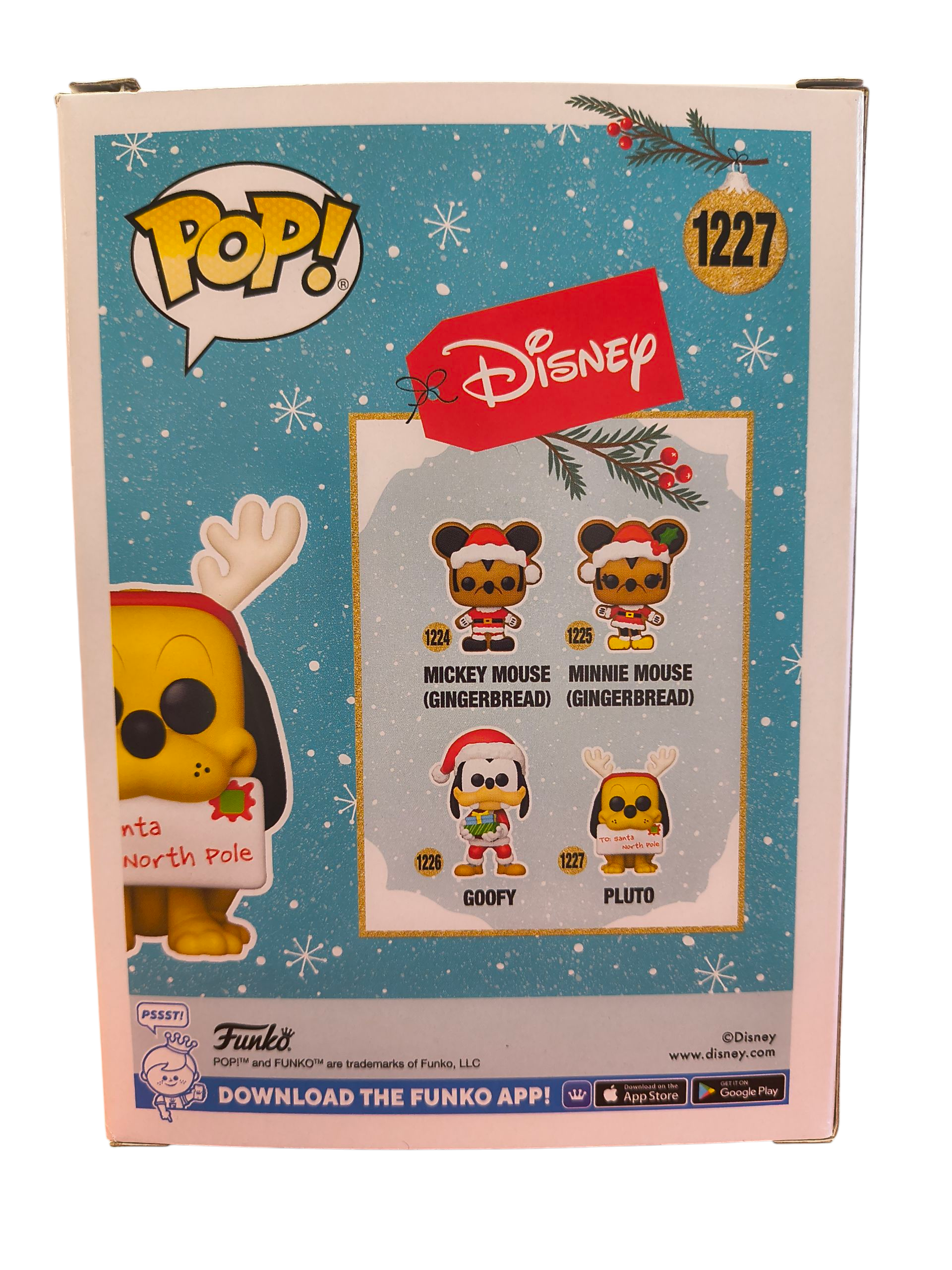 Funko Pop! Disney Holiday Christmas Pluto #1227 Vinyl Figure image 2