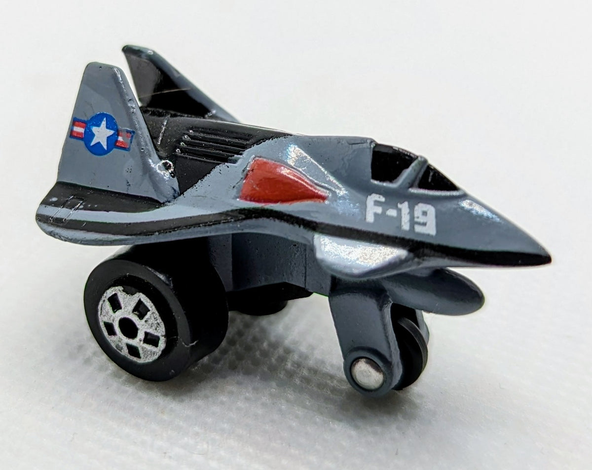 1988 Galoob Micro Machines Road Champs Combat Jet F-19 Fighter Plane image 3