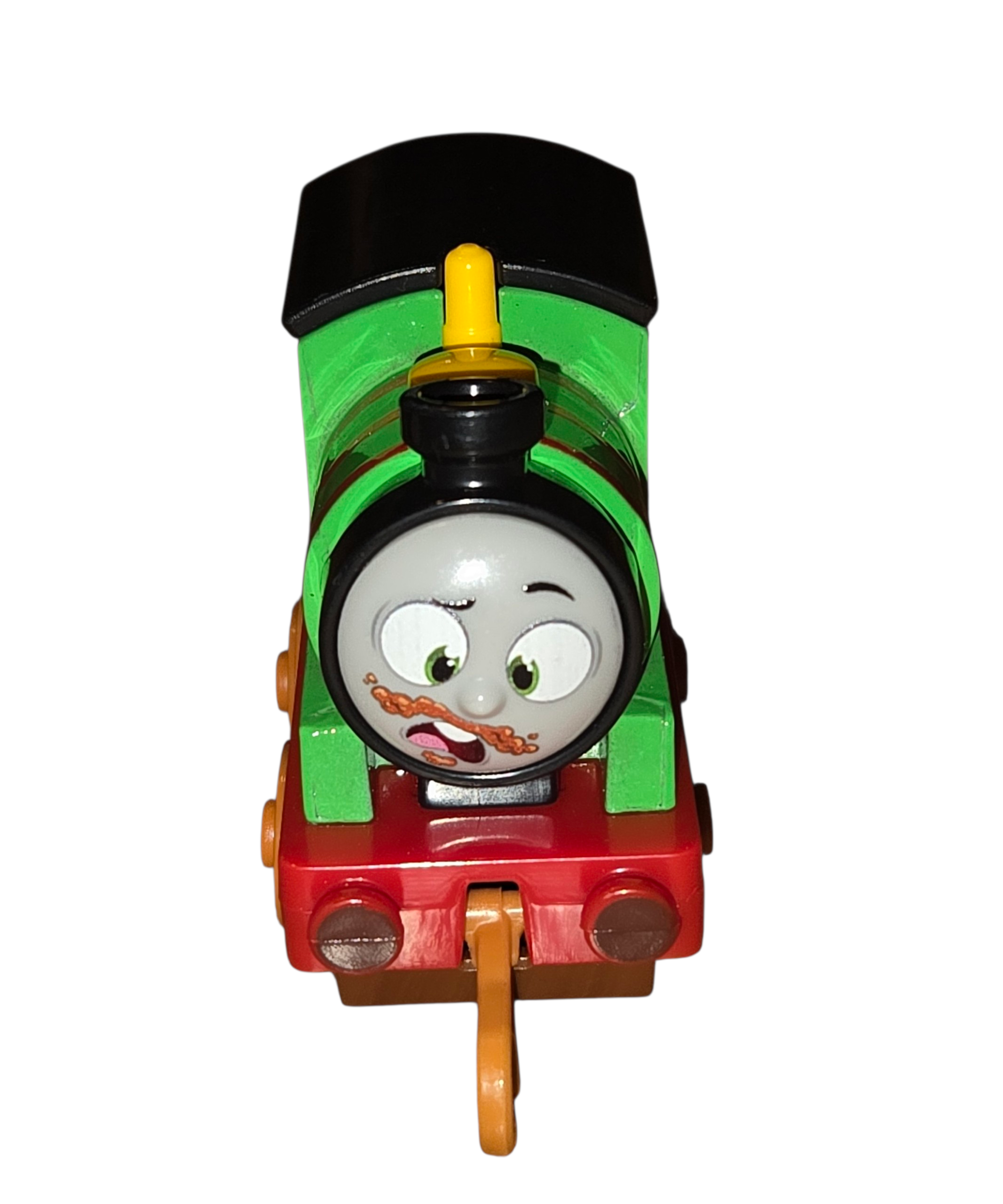 2021 Fisher Price Gullane Thomas & Friends Mud Run Percy #6 Push Along Engine