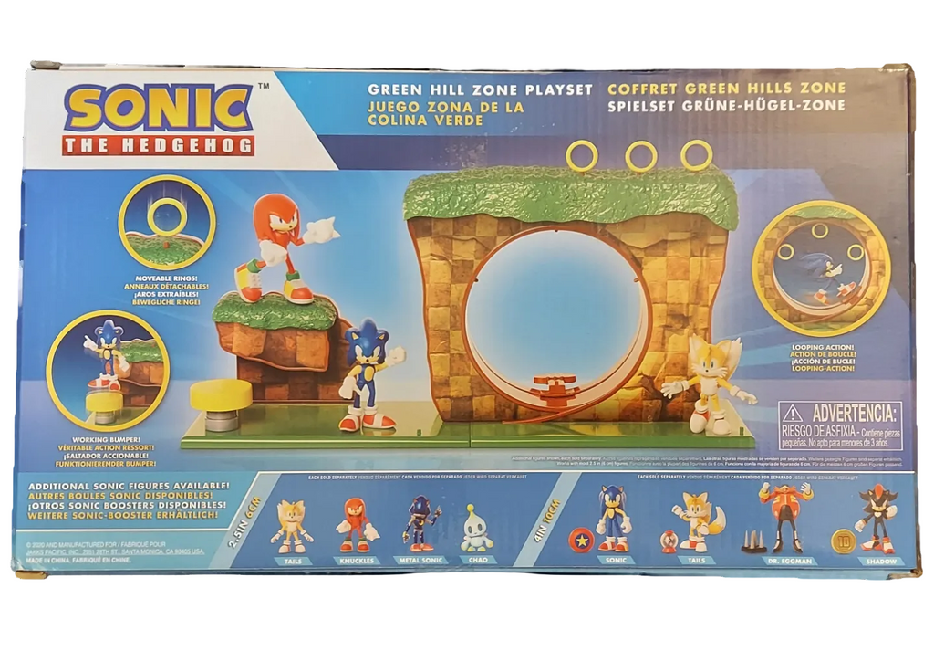 Sonic the Hedgehog Green Hill Zone Playset