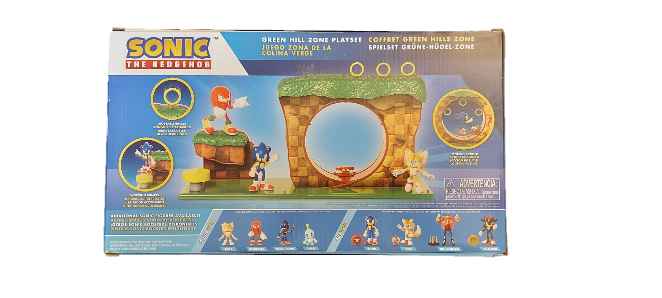Sonic the Hedgehog Green Hill Zone Playset