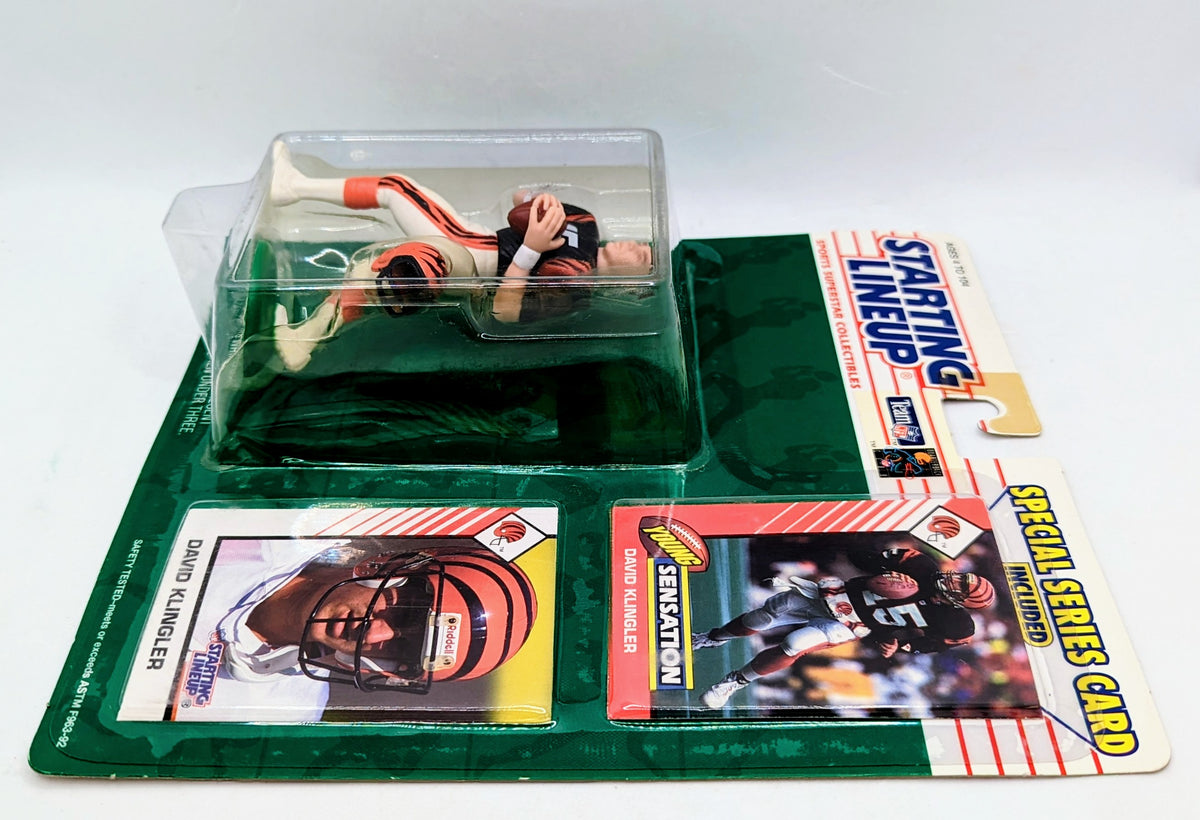 1993 Kenner Starting Lineup David Klingler Cincinnati Bengals Rookie NFL Figure image 3
