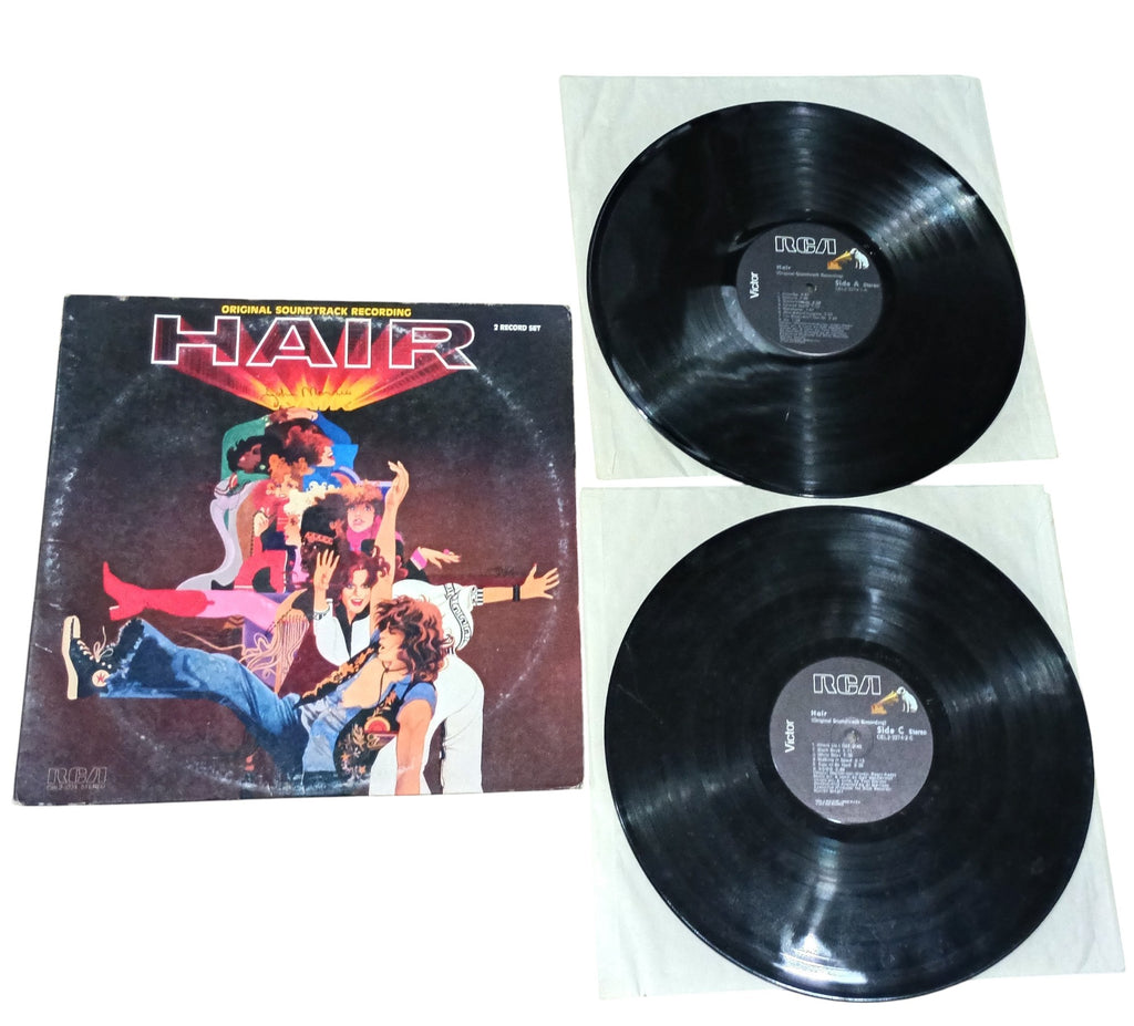 1979 RCA Hair Soundtrack by Galt MacDermot CBL2-3274 Gatefold 2LP Record