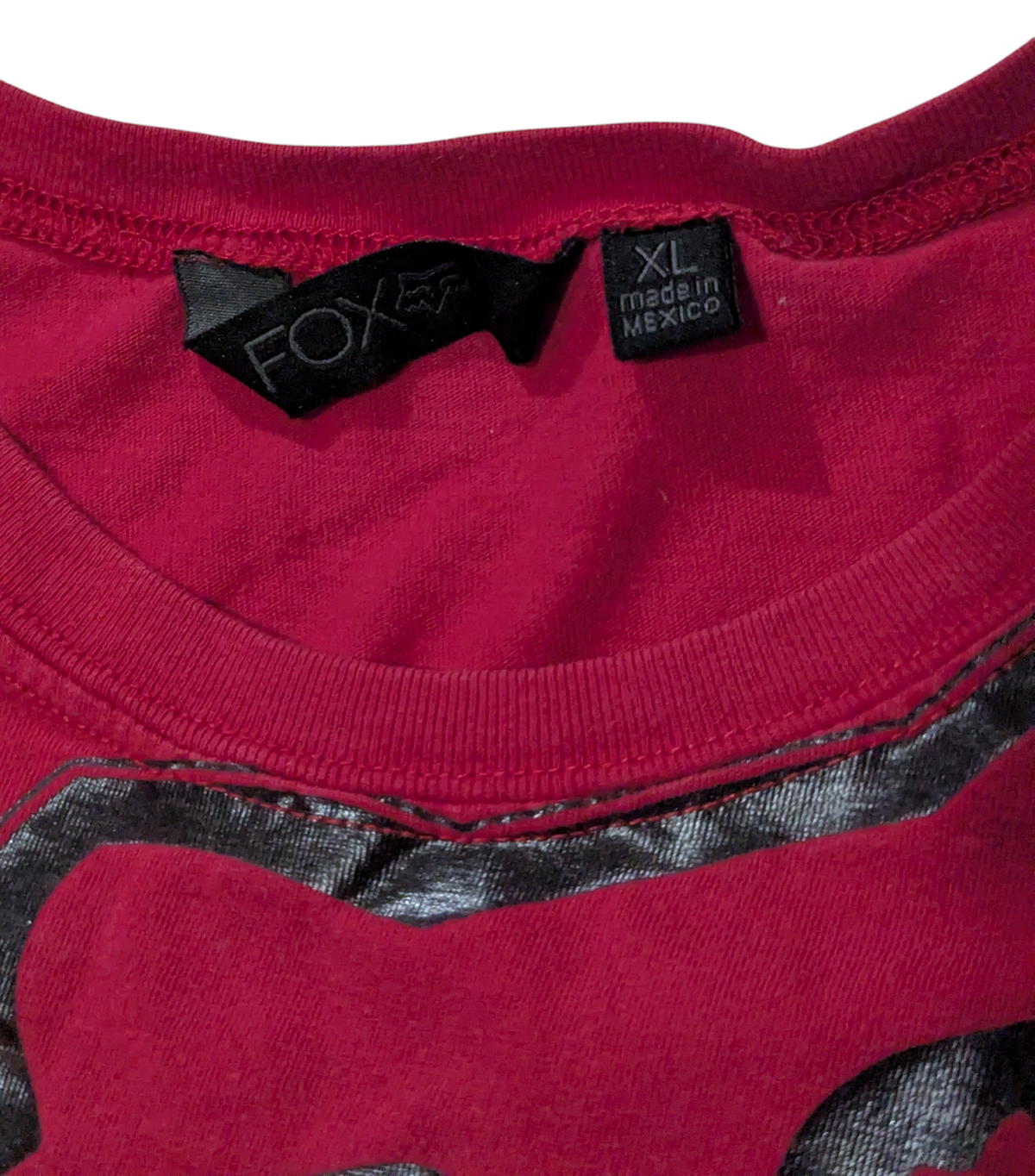 Fox Riders Co Girls XL Red Graphic Logo Casual T-Shirt image 3