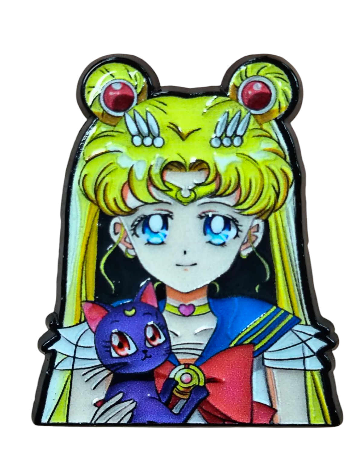 Viz Media Sailor Moon - Sailor Moon and Luna Character Enamel Pin